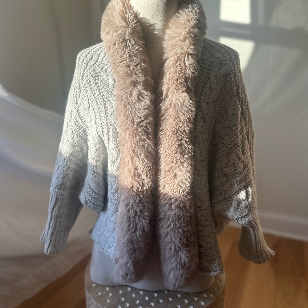 ON BLUE Batwing “Gretchen Cardigan” - medium